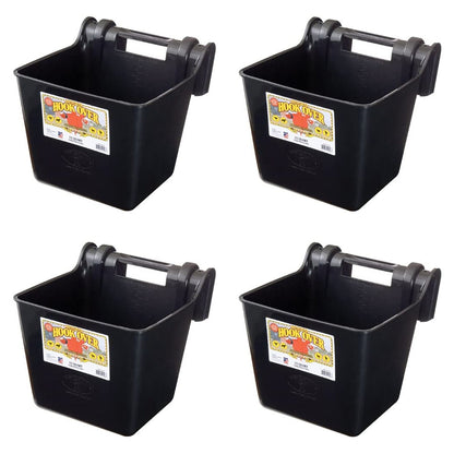 Little Giant HF15BLACK 15 qt. Mountable Plastic Hook Feeder, Black (4 Pack)