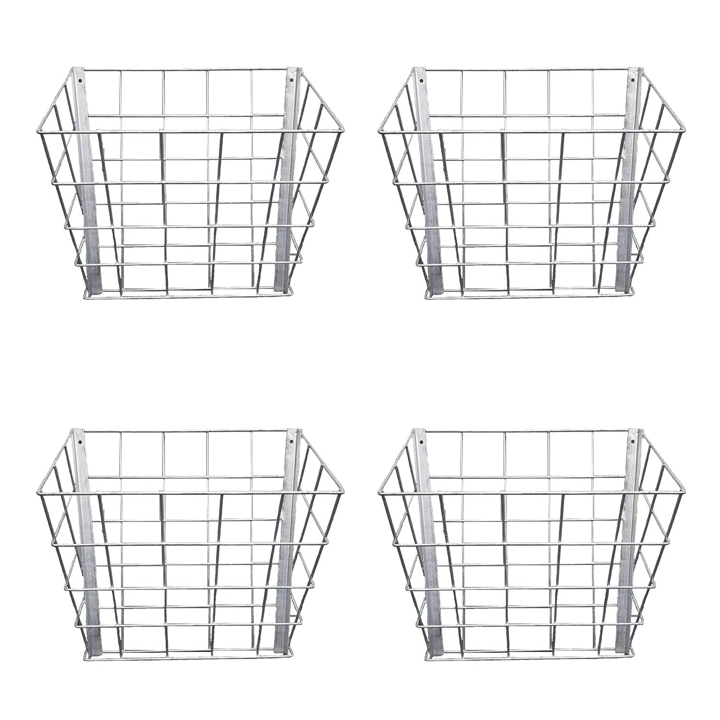 Rugged Ranch Livestock Steel Hay Feeder Rack for Goats, Sheep and Horses, 4 Pack