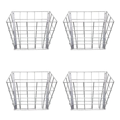 Rugged Ranch Livestock Steel Hay Feeder Rack for Goats, Sheep and Horses, 4 Pack