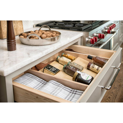Rev-A-Shelf 16'' Kitchen Drawer Organizer Insert Spice Rack Three-Tier, 4SDI-18