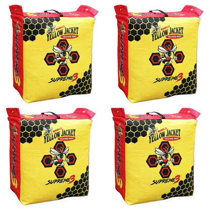 Morrell Yellow Jacket Supreme 3 28 Pound Field Point Archery Bag Target (4 Pack)
