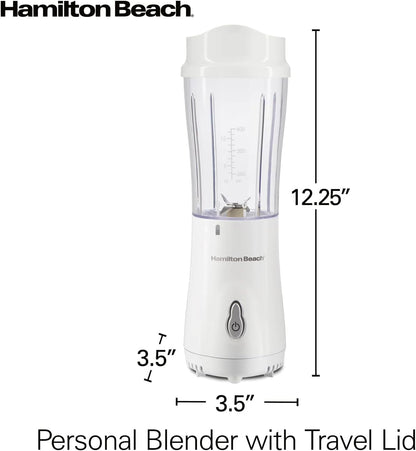 Hamilton Beach Single-Serve Personal Blender – White – 14oz