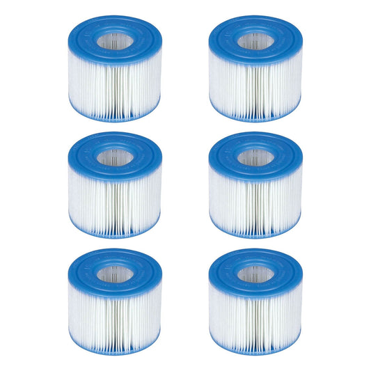Intex 29001E PureSpa Type S1 Easy Set Pool Filter Cartridges (6 Filters)