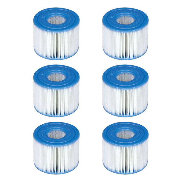 Intex 29001E PureSpa Type S1 Easy Set Pool Filter Cartridges (6 Filters)