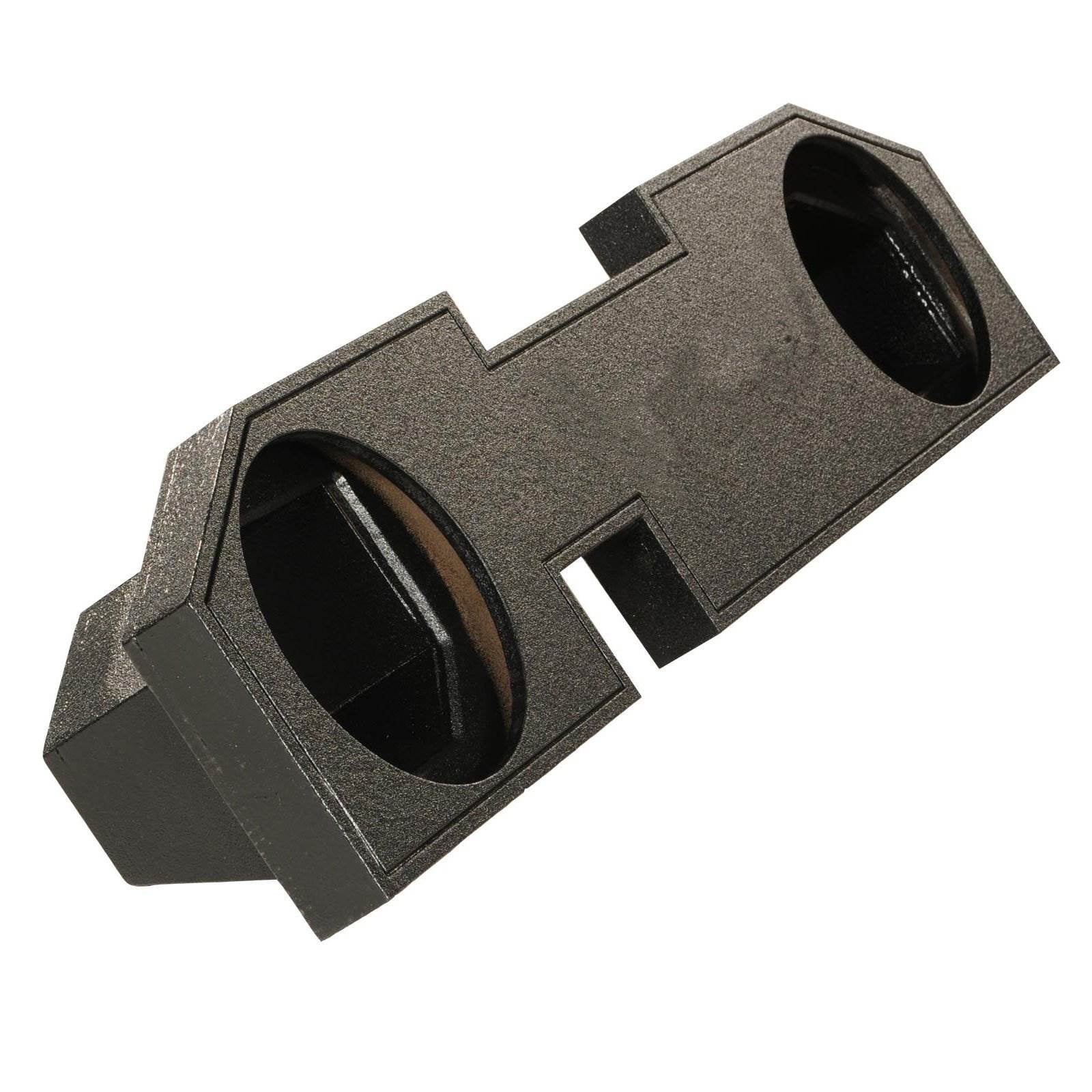 QPower Dodge Ram Quad Cab '02-Newer Dual 10" Sub Box Enclosure w/ Bedliner Spray - Find Fresh Goods