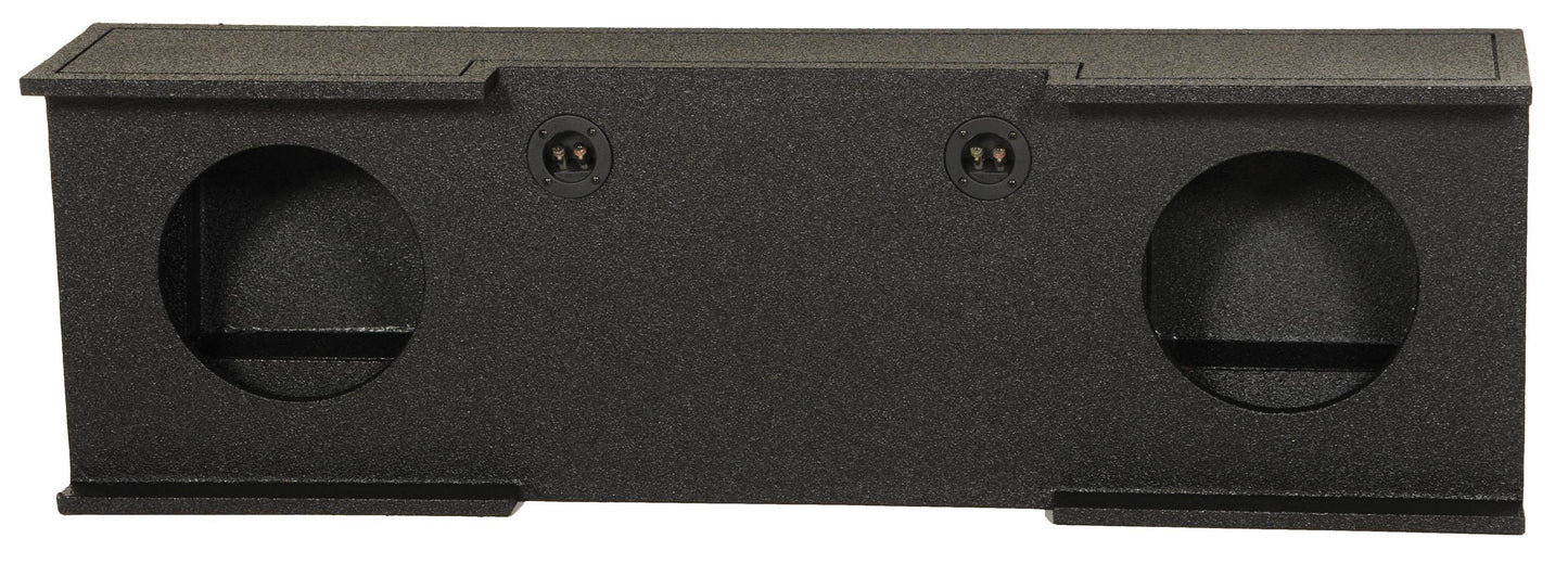 QPower GMC Chevy Crew Cab 2007-2013 Dual 12" Sub Box Enclosure w/ Bedliner Spray - Find Fresh Goods