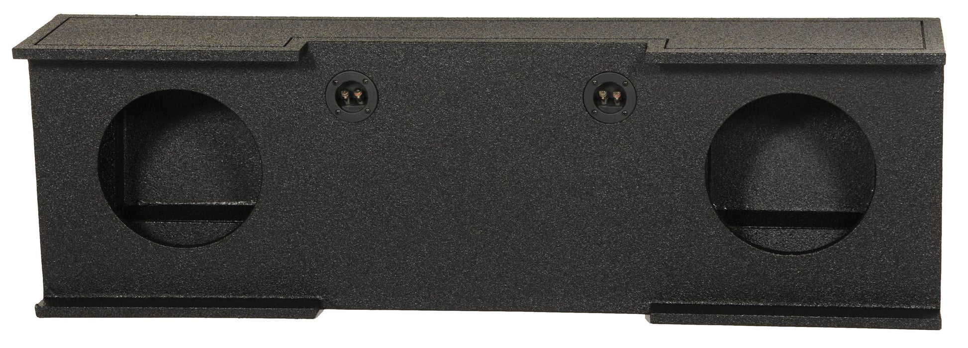 QPower GMC Chevy Crew Cab 2007-2013 Dual 12" Sub Box Enclosure w/ Bedliner Spray - Find Fresh Goods