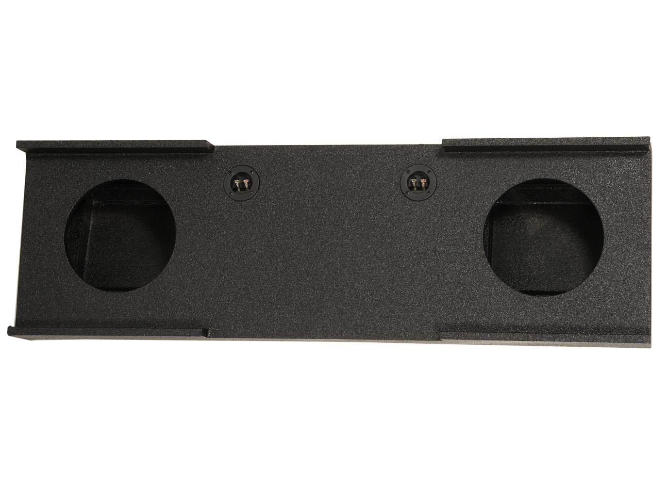 QPower GMC Chevy Crew Cab 2007-2013 Dual 12" Sub Box Enclosure w/ Bedliner Spray - Find Fresh Goods