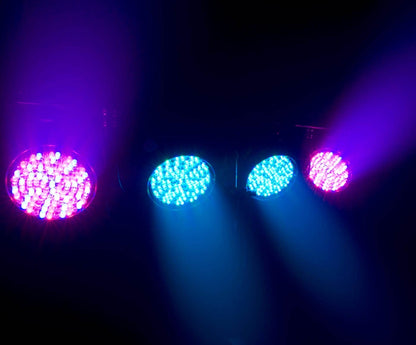 CHAUVET 4BAR 4 BAR DMX LED Stage Wash Light System w/ Tripod, Case & Footswitch