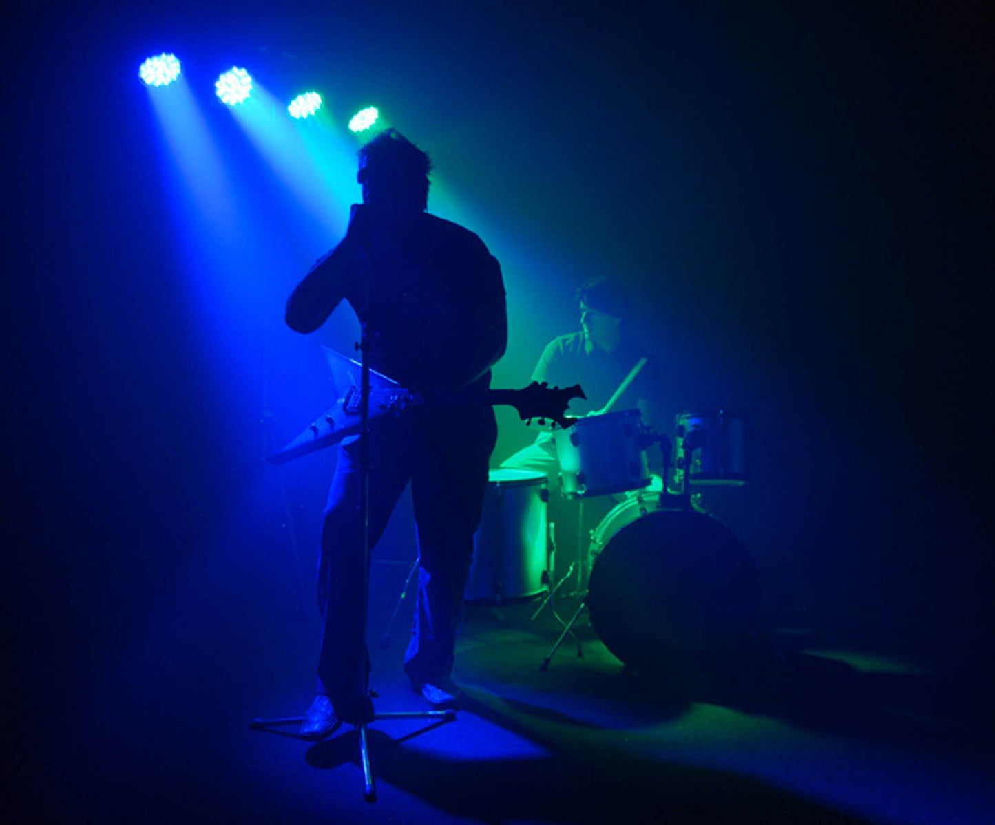 CHAUVET 4BAR 4 BAR DMX LED Stage Wash Light System w/ Tripod, Case & Footswitch