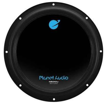 PLANET AUDIO AC12D 12" 1800W Car Audio Subwoofer + AC15001M 1500W MONO Amplifier - Find Fresh Goods