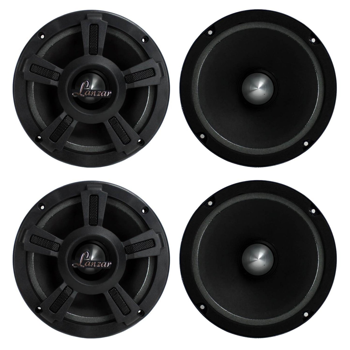 LANZAR OPTI6MI 6.5" 2000W Car Mid bass Mid Range Audio Power Speakers - Find Fresh Goods