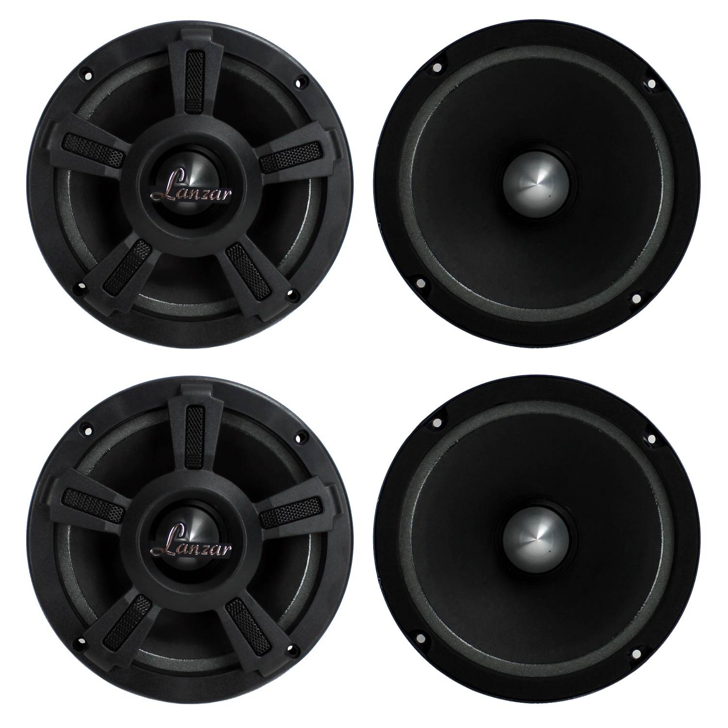 LANZAR OPTI6MI 6.5" 2000W Car Mid bass Mid Range Audio Power Speakers - Find Fresh Goods