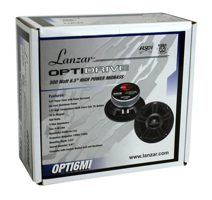 LANZAR OPTI6MI 6.5" 2000W Car Mid bass Mid Range Audio Power Speakers - Find Fresh Goods