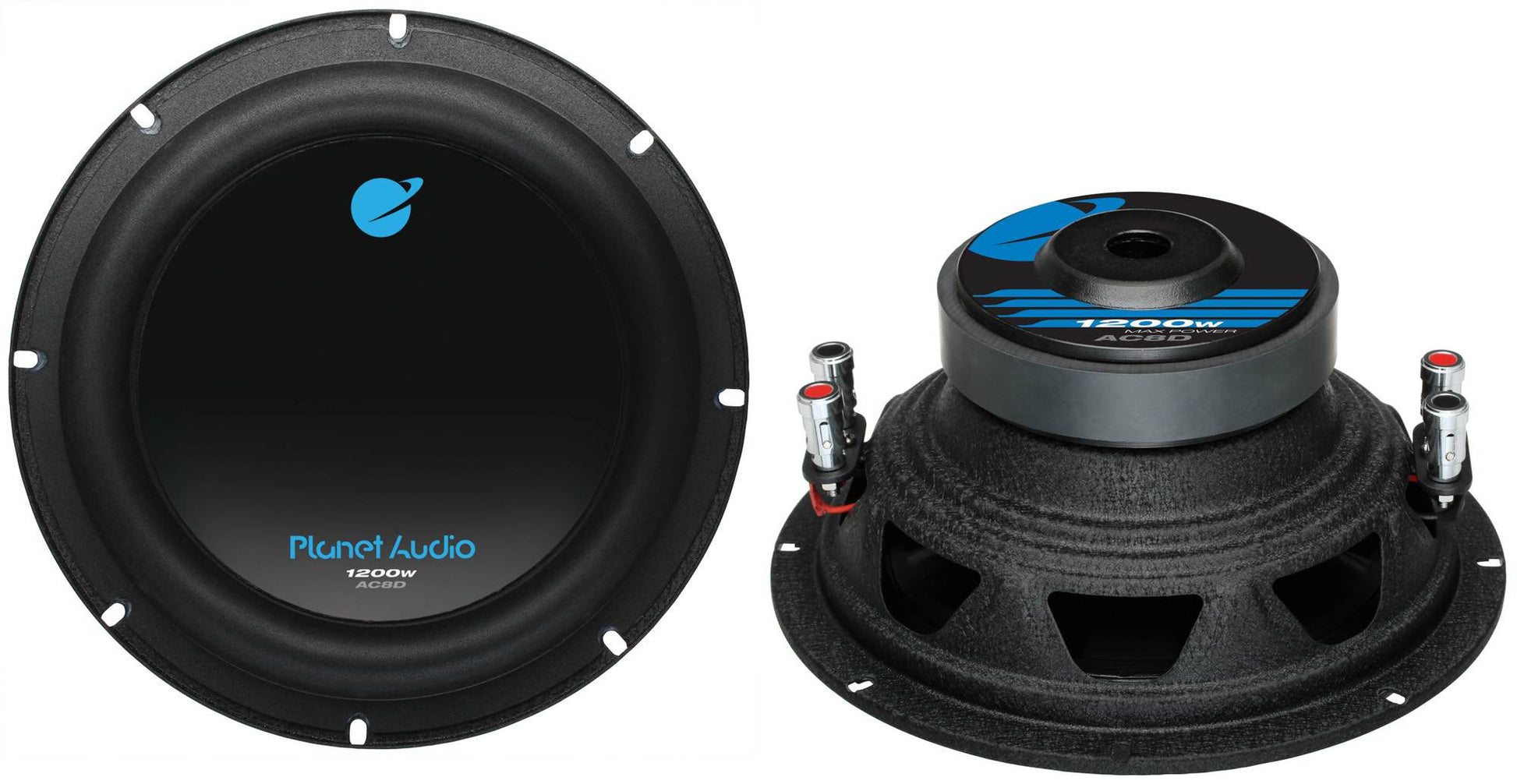 Planet Audio AC8D 8" 2400 Watt Car Subwoofer Power Sub Woofer DVC 4 Ohm - Find Fresh Goods