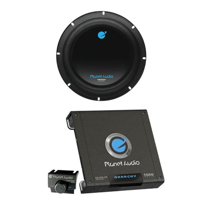 New Planet Audio AC8D 8" 1200W Car Subwoofer + AC1500.1M 1500W MONO Amplifier - Find Fresh Goods