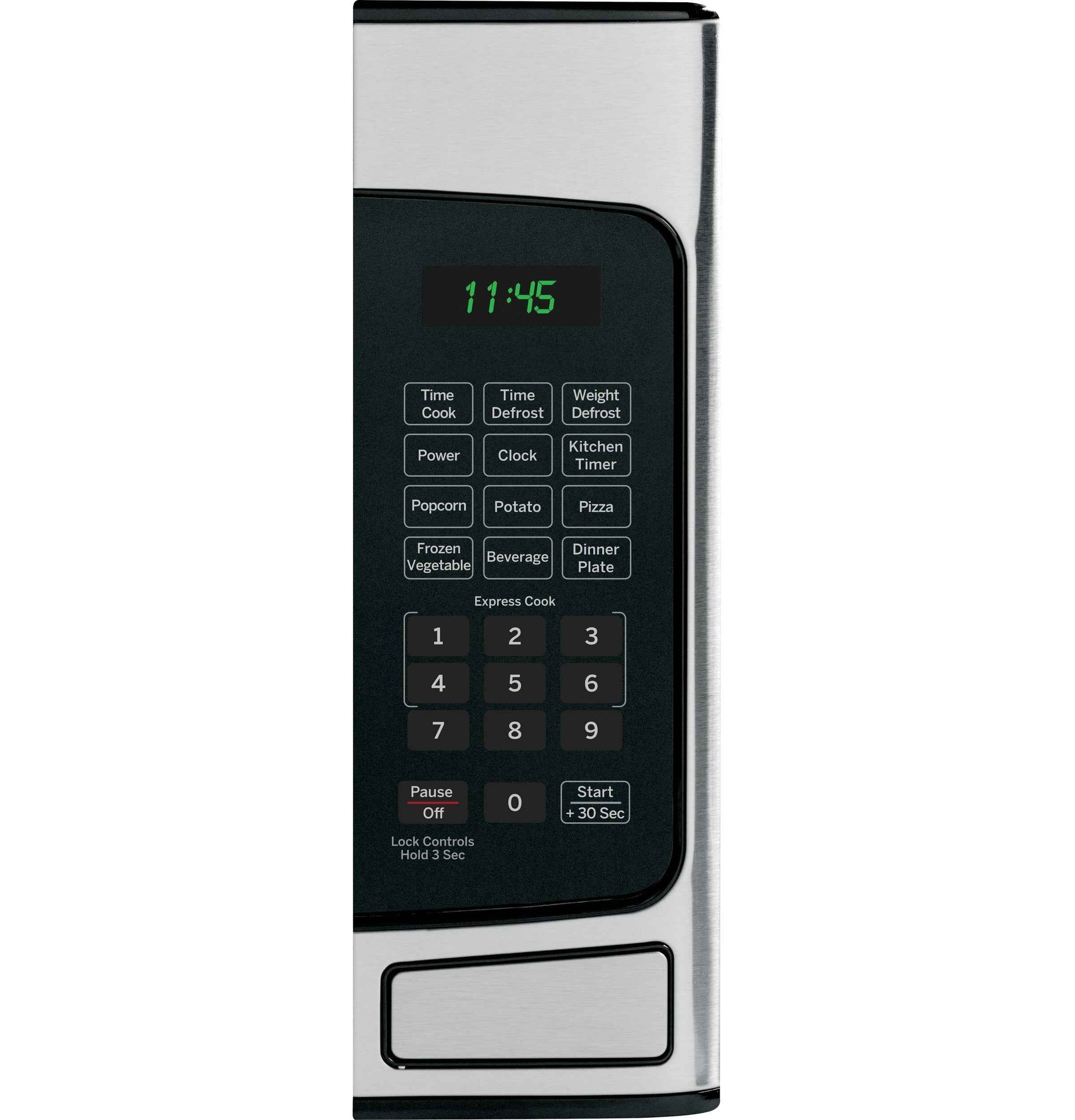 GE 1.1 Cu. Ft. Capacity Countertop Microwave Oven Stainless Steel