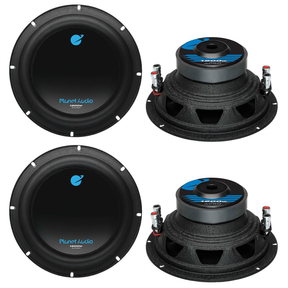Planet Audio AC8D 8" 4800 Watt Car Subwoofers Power Sub Woofer DVC 4 Ohm - Find Fresh Goods