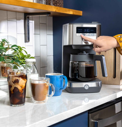 GE Stainless Steel 12-Cup Coffee Maker