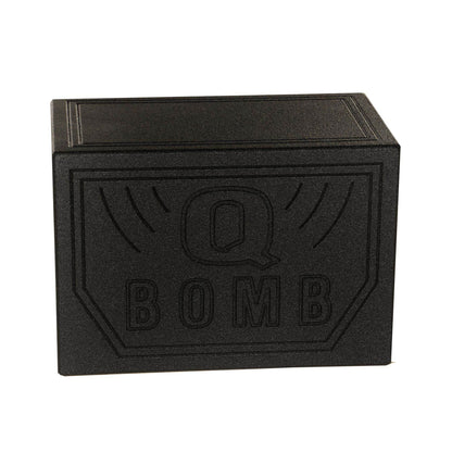 QPower QBOMB12VL Single 12" Vented Ported Car Subwoofer Sub Box Enclosure QBOMB - Find Fresh Goods