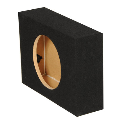 Q Power Shallow Single 12 In Sealed MDF Truck Subwoofer Enclosure Box, Charcoal - Find Fresh Goods