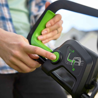 Greenworks 24V 13” Battery Powered Push Walk-Behind Mower, 4Ah USB Battery and Charger Included