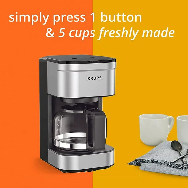 Krups Simply Brew Drip Coffee Maker – 5 Cup