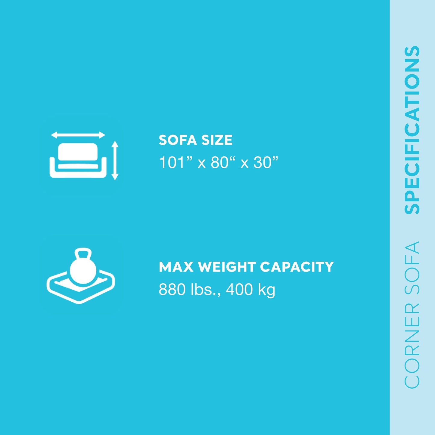 Intex Inflatable Corner Living Room Neutral Sectional Sofa | 68575EP