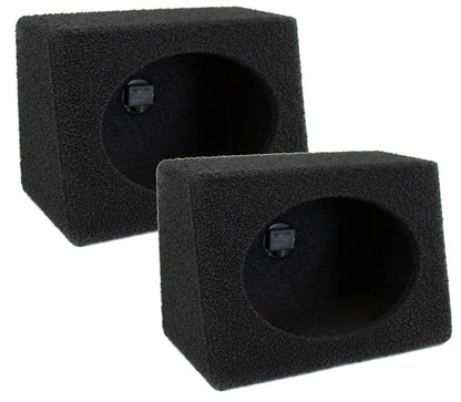 Q Power Q-Bomb QTW6X9 6x9" Car Wedge Speaker Boxes with Bedliner Spray, Pair - Find Fresh Goods