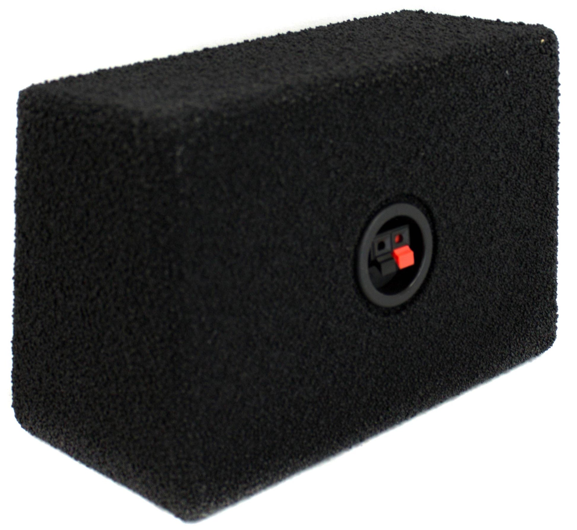 Q Power Q-Bomb QTW6X9 6x9" Car Wedge Speaker Boxes with Bedliner Spray, Pair - Find Fresh Goods