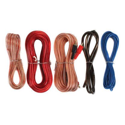 BOSS Audio R1004 Riot 400W 4 Channel Car Power Amplifier Mosfet w/ 8 Ga Amp Kit - Find Fresh Goods