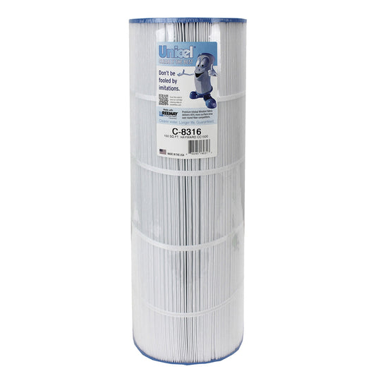 Unicel C-8316 Replacement 150 Sq Ft Swimming Pool Filter Cartridge, 215 Pleats