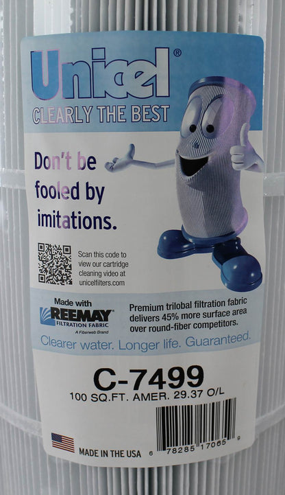 Unicel C-7499 Replacement 100 Sq Ft Swimming Pool Filter Cartridge, 142 Pleats