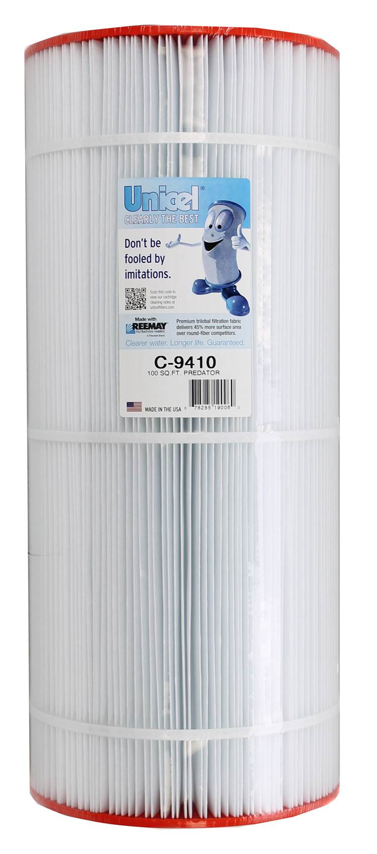 Unicel C-9410 Replacement 100 Sq Ft Pool Filter Cartridge, 155 Pleats, 4 Pack