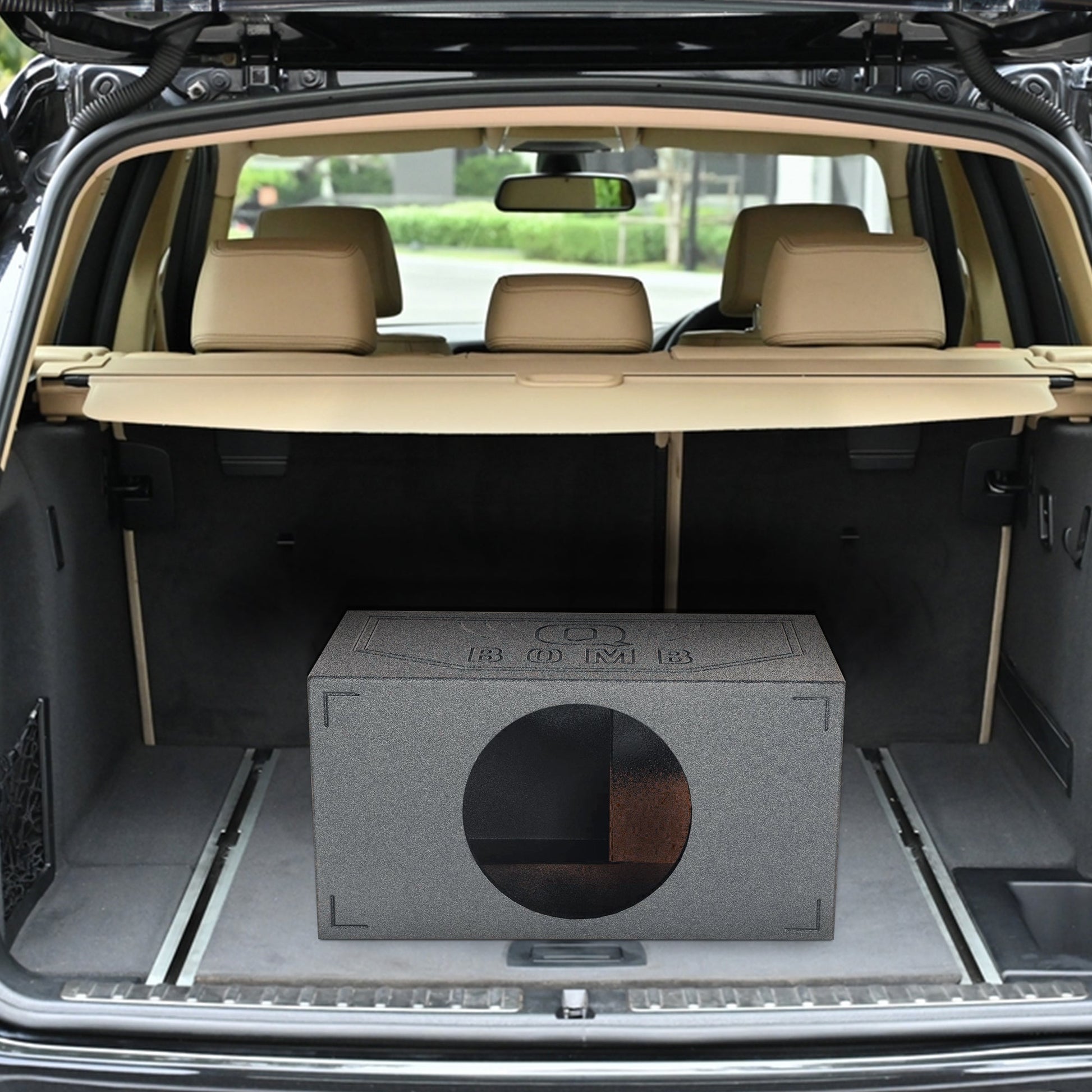 QPower QBOMB15VL Single 15" Vented Ported Car Subwoofer Sub Box Enclosure QBOMB - Find Fresh Goods