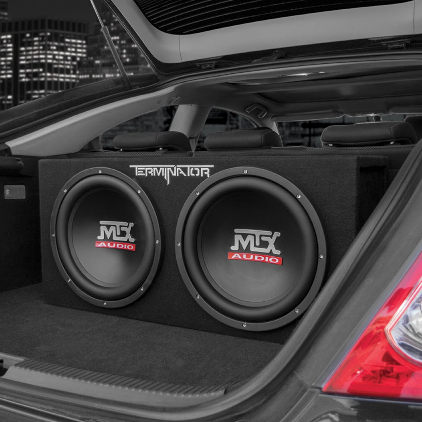 MTX 12" 1200W Dual Loaded Car Subwoofer Audio, Sub Box, Amplifier & Amp Kit - Find Fresh Goods