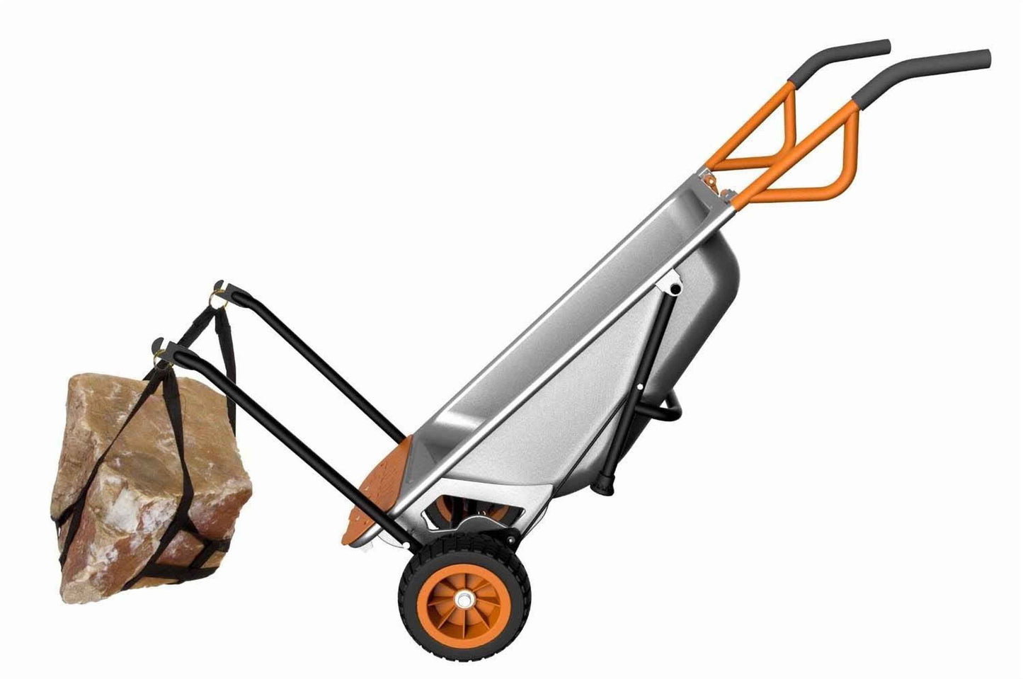 WORX WG050 Aerocart 8-In-1 Multifunction Wheelbarrow Dolly Cart Garden Carrier