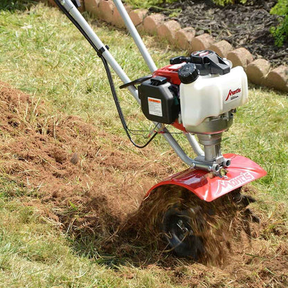 Mantis 7268 Gas Powered Garden Tiller / Cultivator. Powered by Honda 25cc, 4-Cycle Commercial Engine