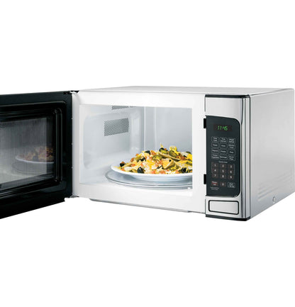 GE 1.1 Cu. Ft. Capacity Countertop Microwave Oven Stainless Steel