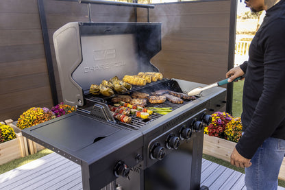 Charbroil Performance Series FlavorMax 5-Burner Gas Grill with Side Burner and 12" Griddle