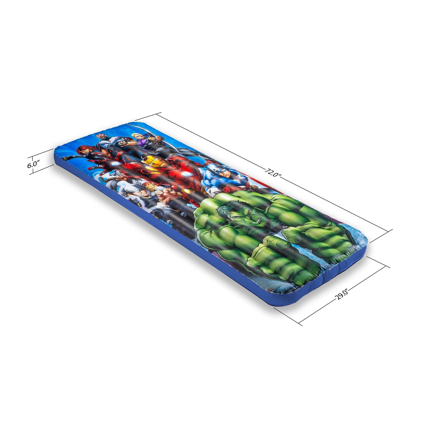 Living iQ Jr Twin Travel Size Kids Blow Up Air Bed Mattress