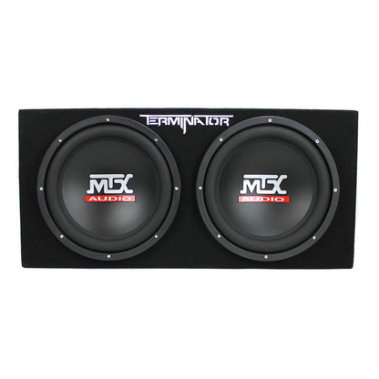 MTX TNE212D 12" 1200W Dual Loaded Car Subwoofer and Boss 1100W Amplifier w/  Kit - Find Fresh Goods