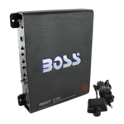 MTX TNE212D 12" 1200W Dual Loaded Car Subwoofer and Boss 1100W Amplifier w/  Kit - Find Fresh Goods