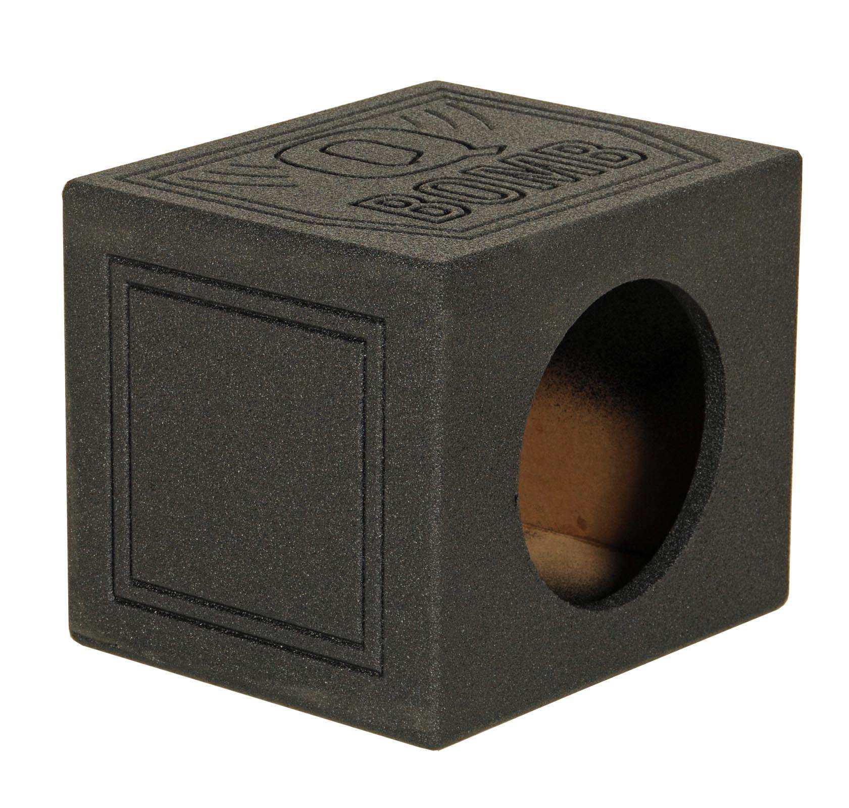 Q-POWER QBOMB 10" Sealed Car Subwoofer Sub Box Enclosure | QBOMB10S Single - Find Fresh Goods