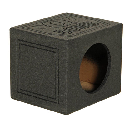 Q-POWER QBOMB 10" Sealed Car Subwoofer Sub Box Enclosure | QBOMB10S Single - Find Fresh Goods