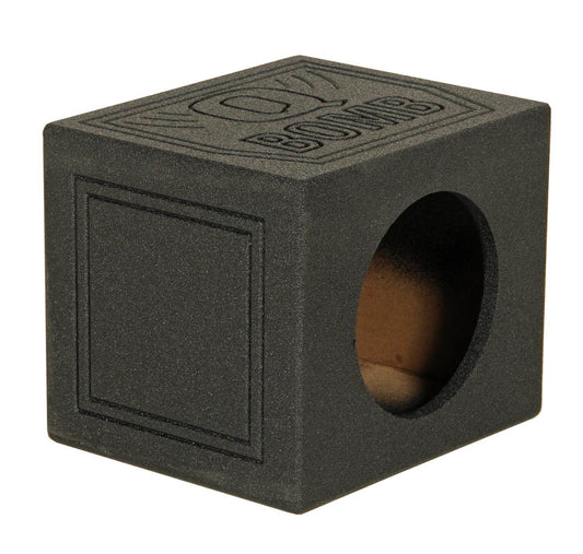 Q-POWER QBOMB 10" Sealed Car Subwoofer Sub Box Enclosure | QBOMB10S Single - Find Fresh Goods