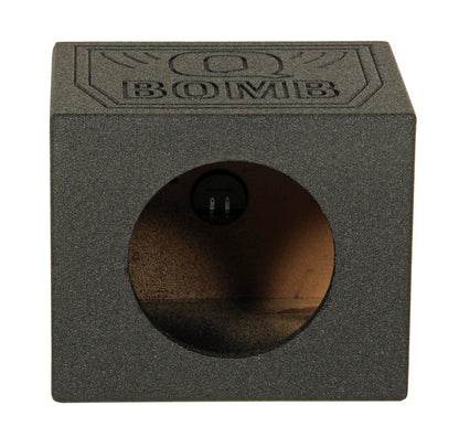 Q-POWER QBOMB 10" Sealed Car Subwoofer Sub Box Enclosure | QBOMB10S Single - Find Fresh Goods