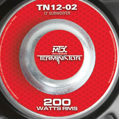 MTX TN12-02 12" 400 Watt Sub Woofer Car Audio Power Bass Subwoofer TN1202 - Find Fresh Goods