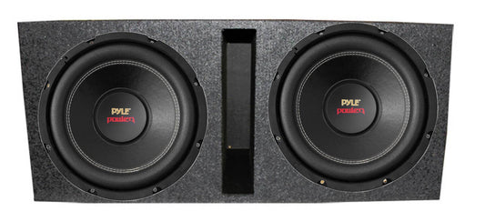 Pyle PLPW15D 15" 2000W 4-Ohm Car Subwoofer Pair & QBASS15 Dual Ported Enclosure - Find Fresh Goods