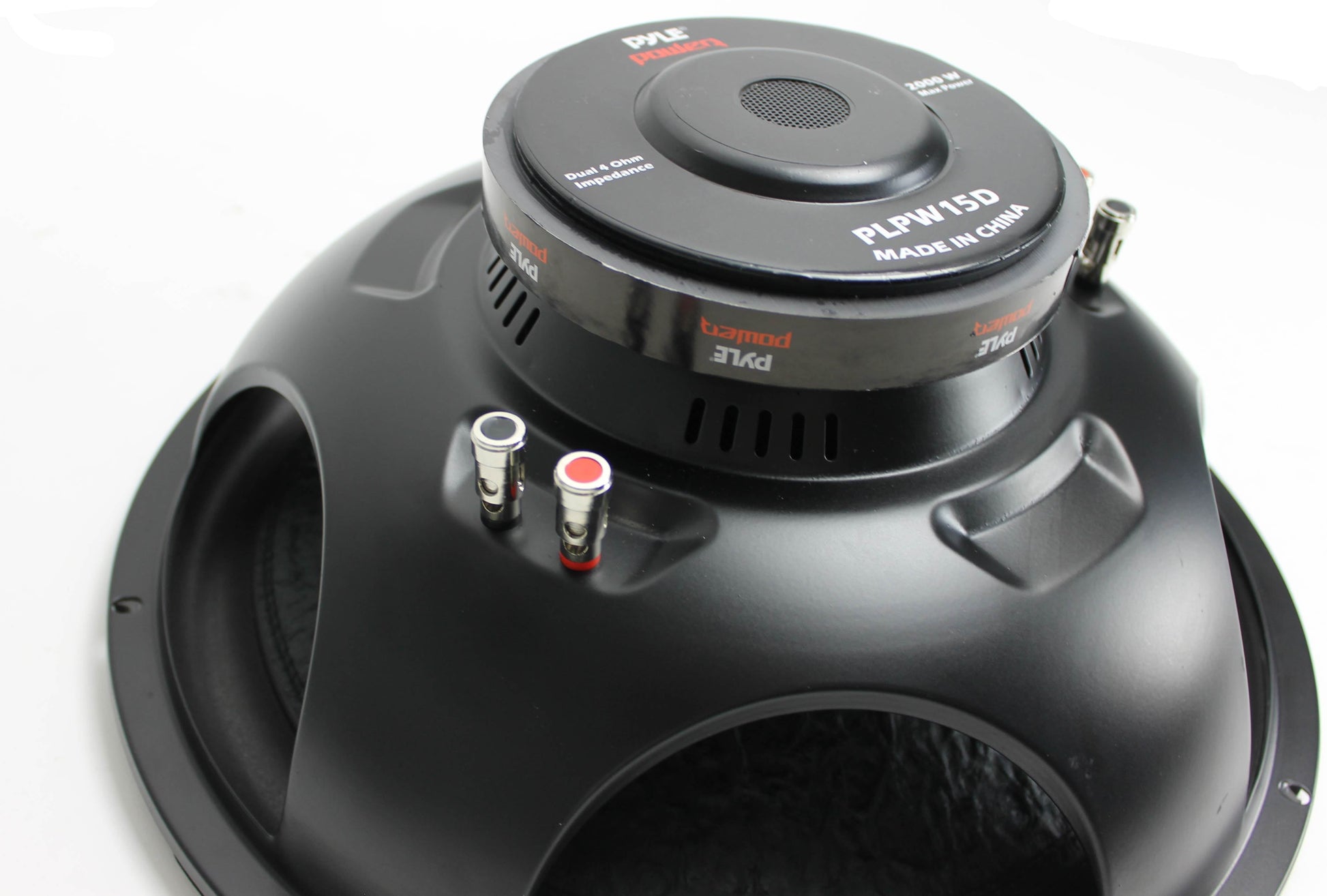 Pyle PLPW15D 15" 2000W 4-Ohm Car Subwoofer Pair & QBASS15 Dual Ported Enclosure - Find Fresh Goods